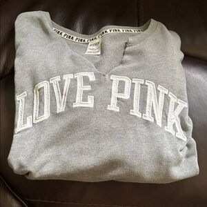 PINK Victoria's Secret Gray Sweatshirt